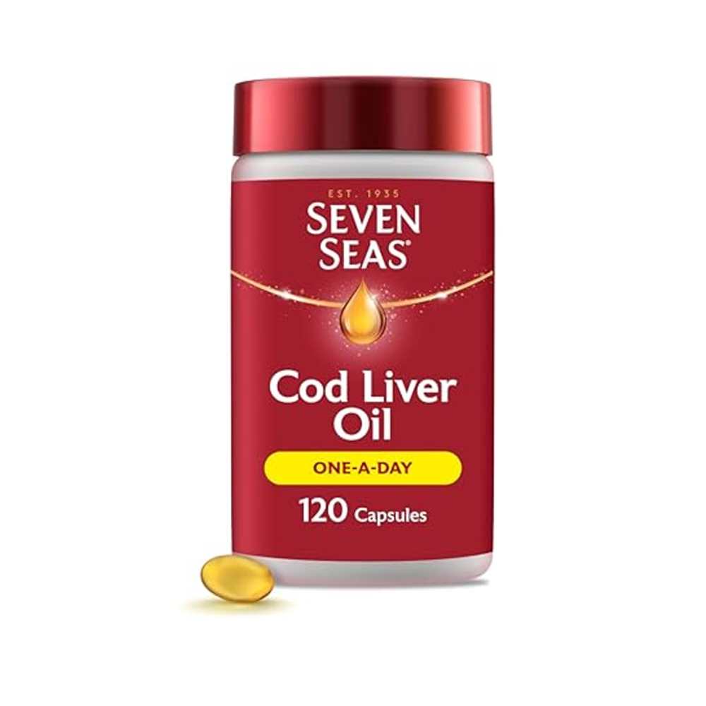 Seven Seas Pure Cod Liver Oil 120 capsules