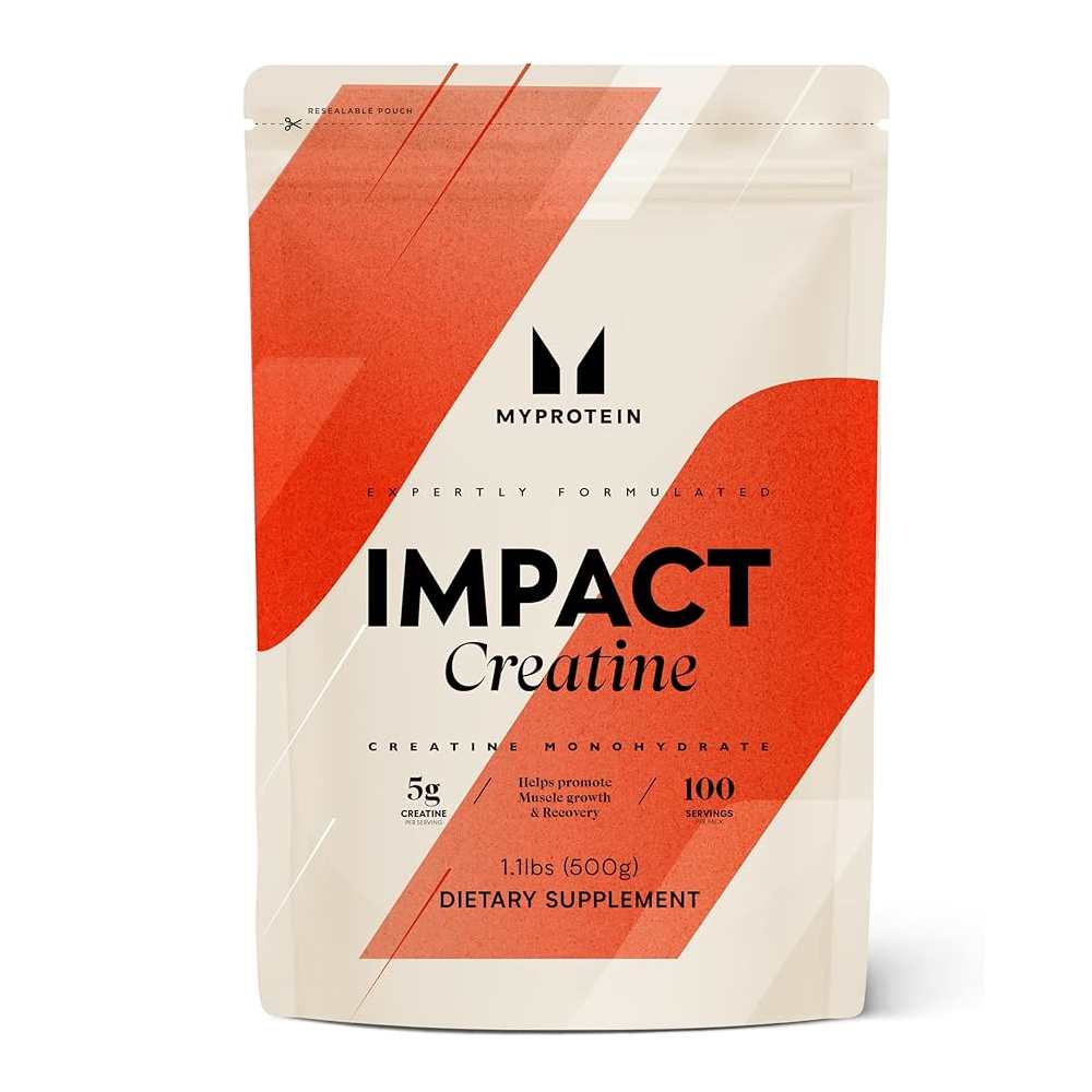 Myprotein Creatine Monohydrate 100 Servings 1.1lbs Pure Unflavored Creatine Powder