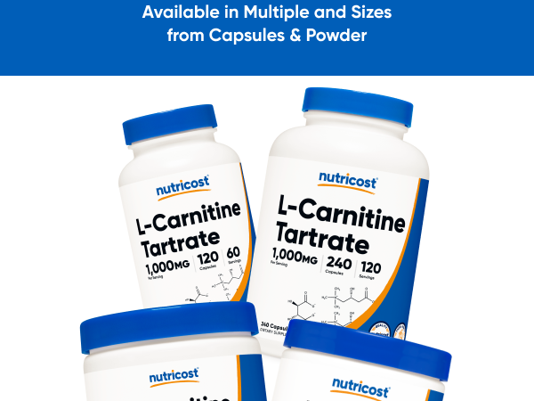 Nutricost L-Carnitine Tartrate 1,000mg