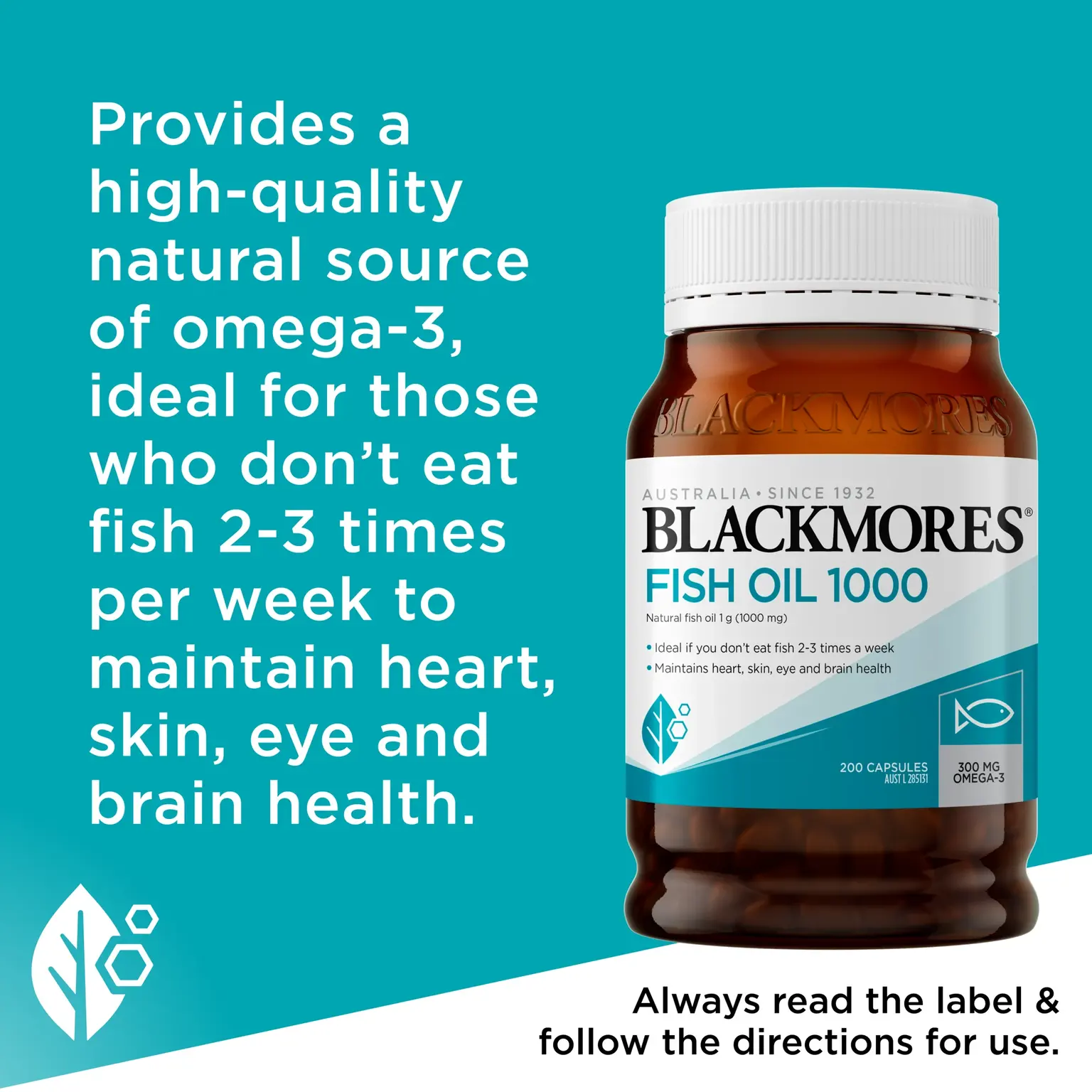 Blackmores Fish Oil 1000mg 200 caps thumbnail 3