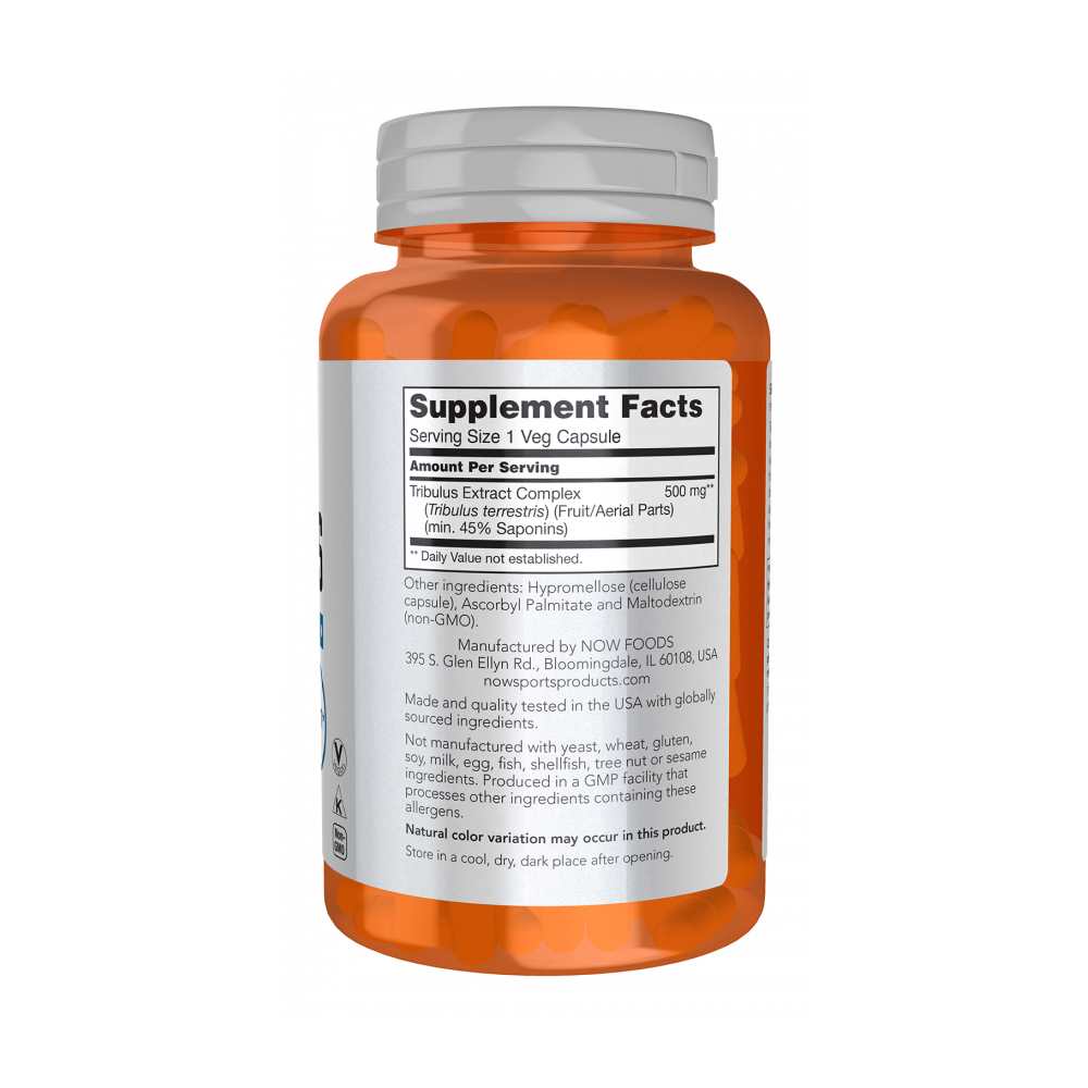 Now Sports Tribulus 500mg Veg Capsules 100 Count thumbnail 2