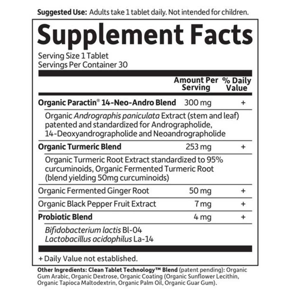 Garden of Life Organics Turmeric Pain Relief 30 Tablets thumbnail 2