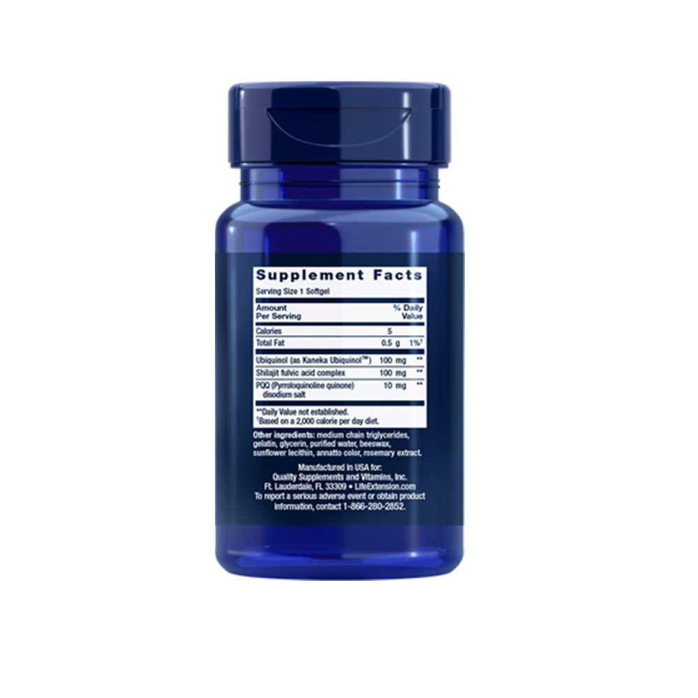 Life Extension Super Ubiquinol Co Q10 with Pqq 100 Mg, 30 Softgels thumbnail 2