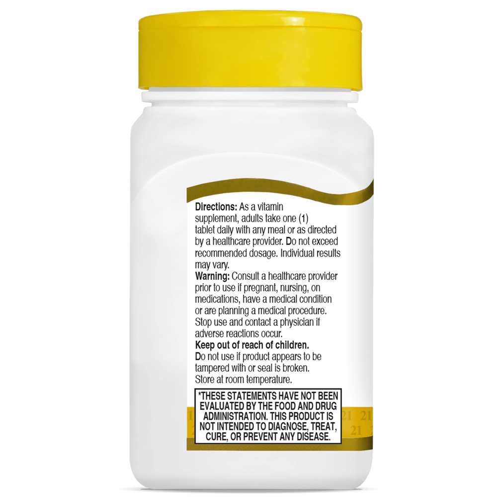 21st Century Vitamin B-6 100 Mg 110 Tabs thumbnail 2