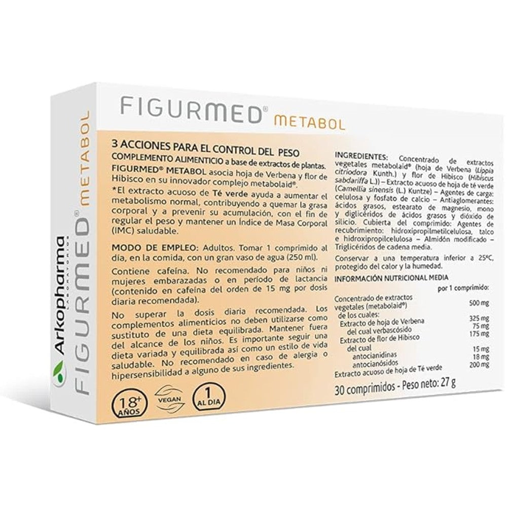 Arkopharma Figurmed Metabol – 3-Step Formula for Metabolism & Fat Management thumbnail 2