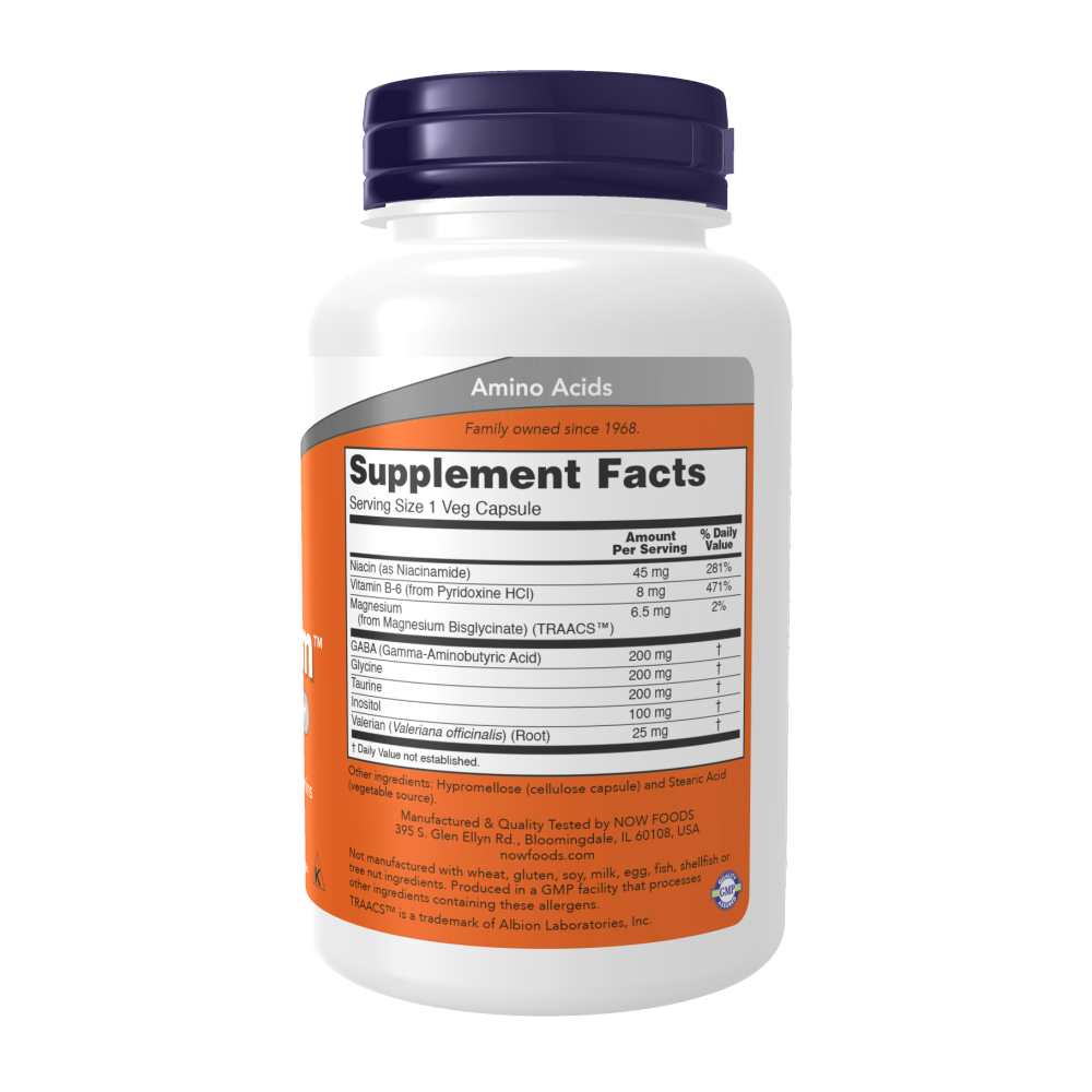 Now Foods True Calm – Neurotransmitter Support & Relaxed Mood – 90 Veg Capsules thumbnail 2