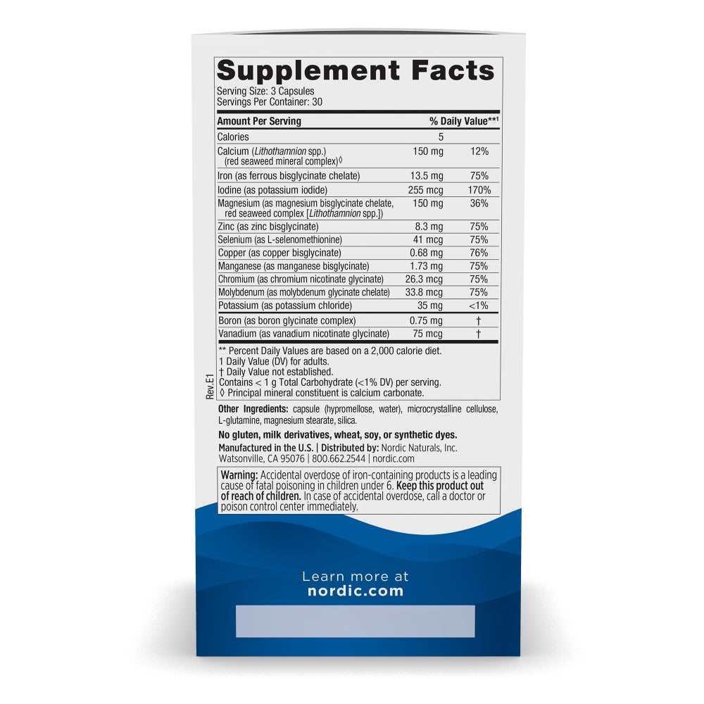 Nordic Naturals Multi Minerals – 90 Capsules thumbnail 2