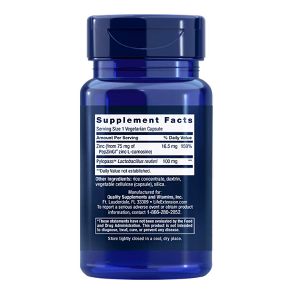 Life Extension Gastro-Ease™ – 60 Vegetarian Capsules thumbnail 2