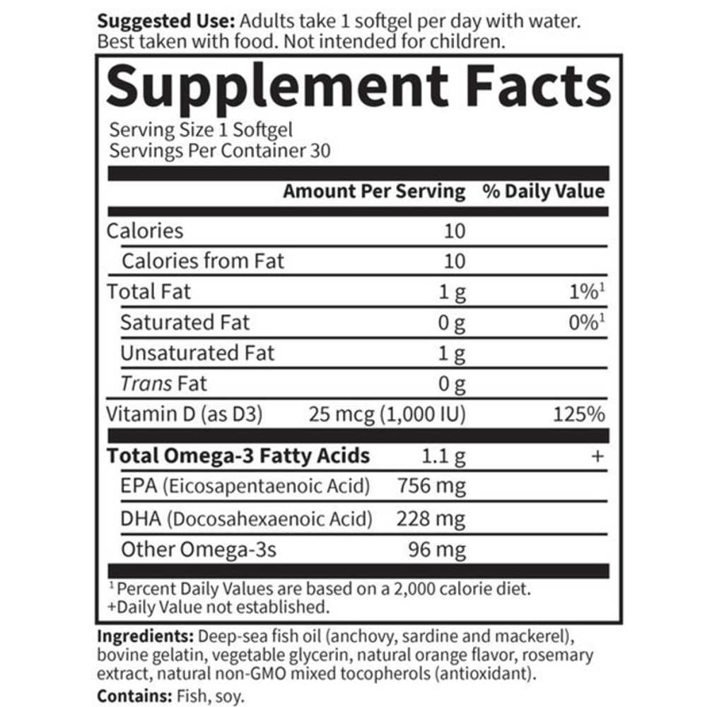 Garden of Life Minami Platinum Orange 30 Softgels thumbnail 2