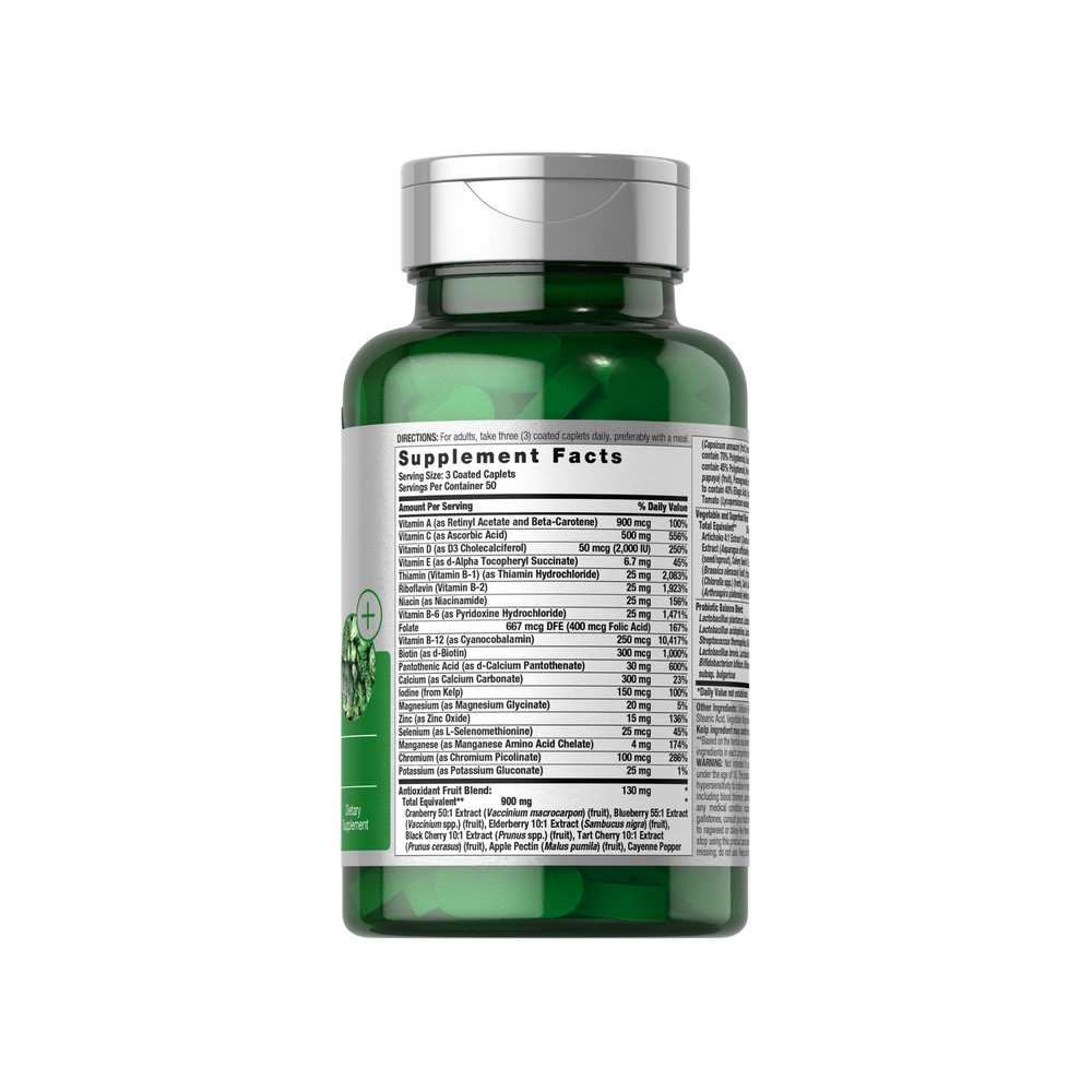 Horbäach Super Greens with Probiotics | 150 Caplets thumbnail 2