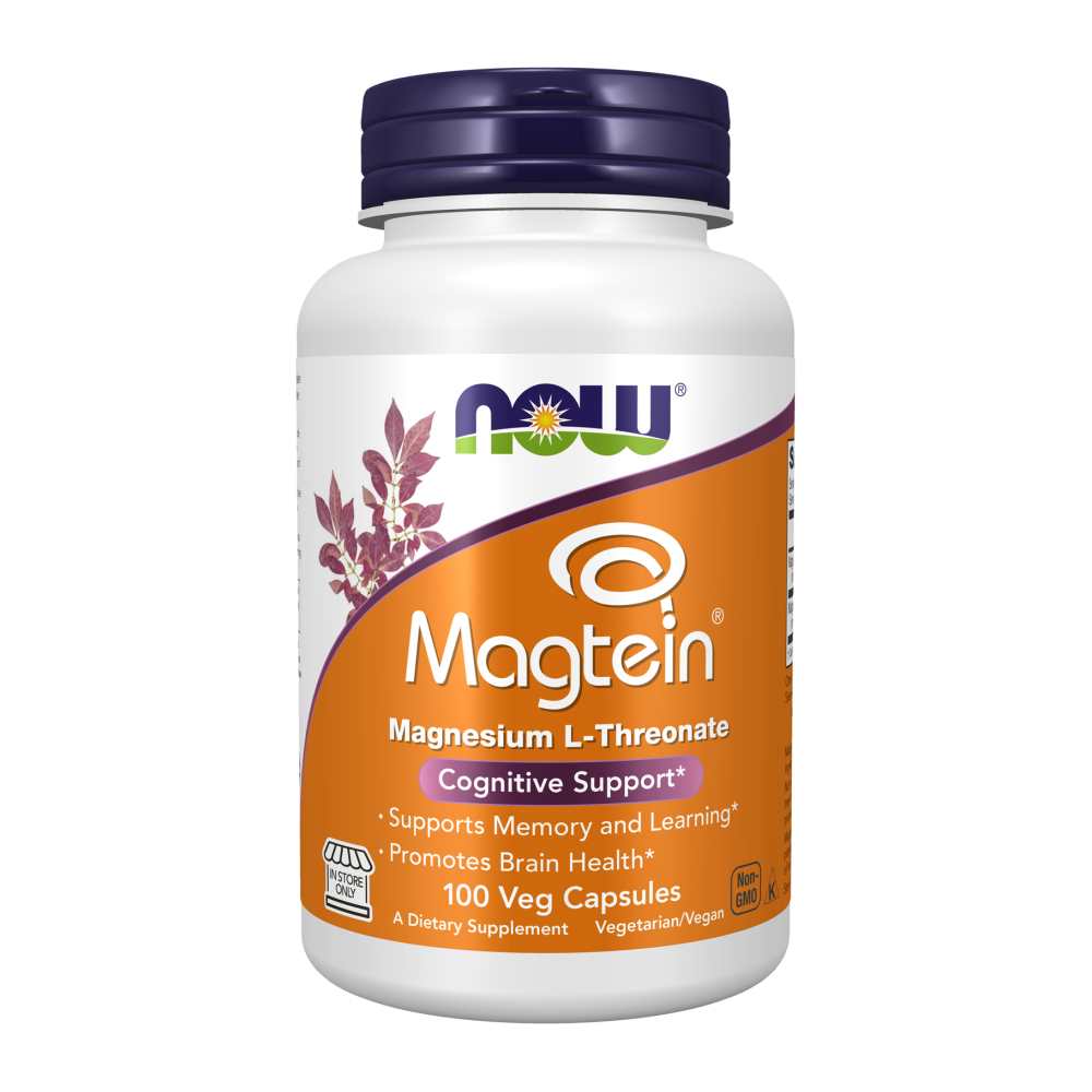 Now Foods Magtein – Magnesium L-Threonate for Brain Health – 90 Veg Capsules thumbnail 2