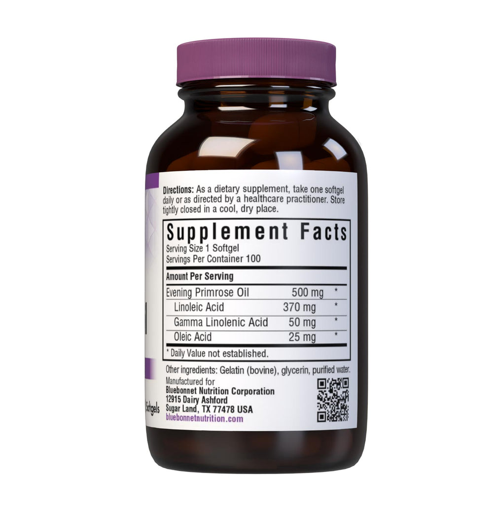Bluebonnet Nutrition Evening Primrose Oil 500 Mg 100 Softgels thumbnail 2