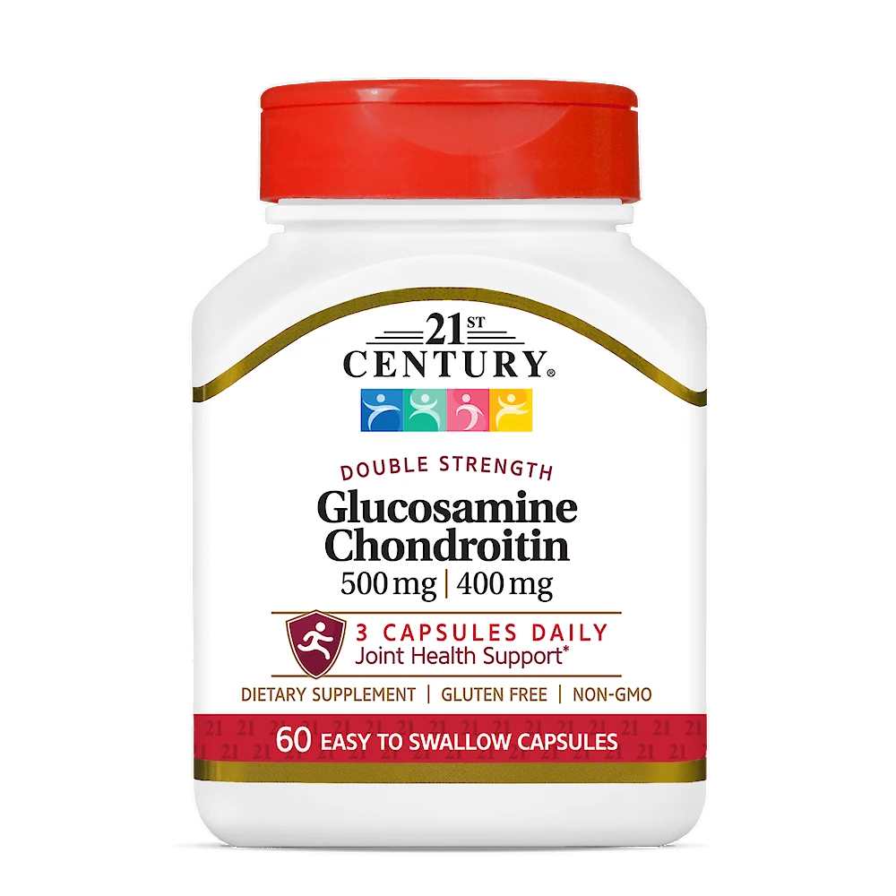 21st Century Glucosamine Chondroitin - Double Strength 210 Easy to Swallow Capsules thumbnail 3