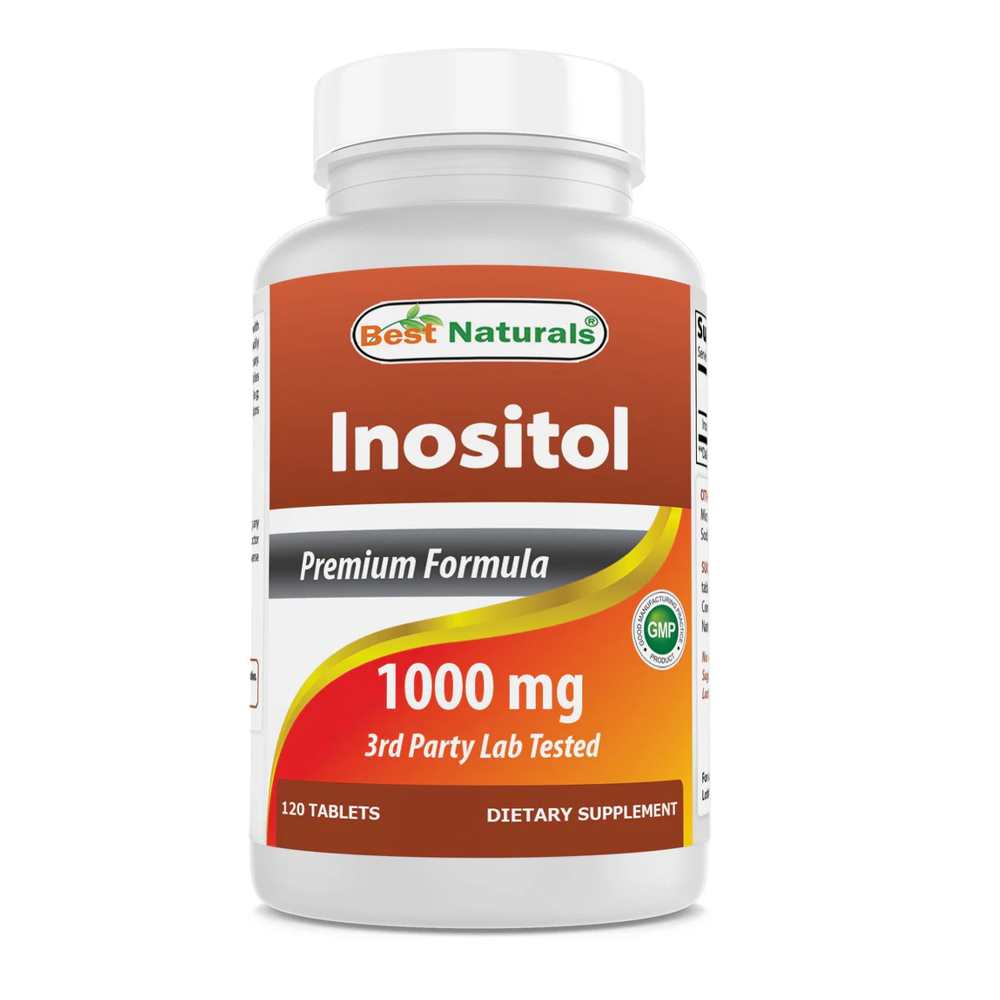 Best Naturals Inositol 1000 mg 120 Tablets thumbnail 3