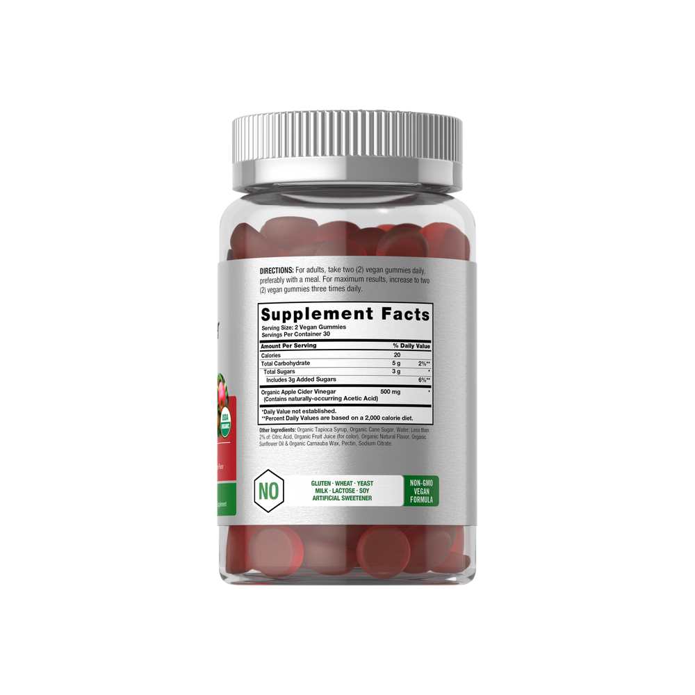Horbäach Apple Cider Vinegar | 60 Gummies thumbnail 2