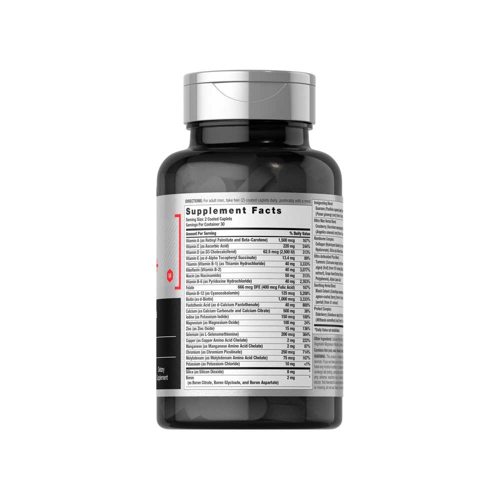 Horbäach Multivitamin for Men 50 Plus | 60 Caplets thumbnail 2