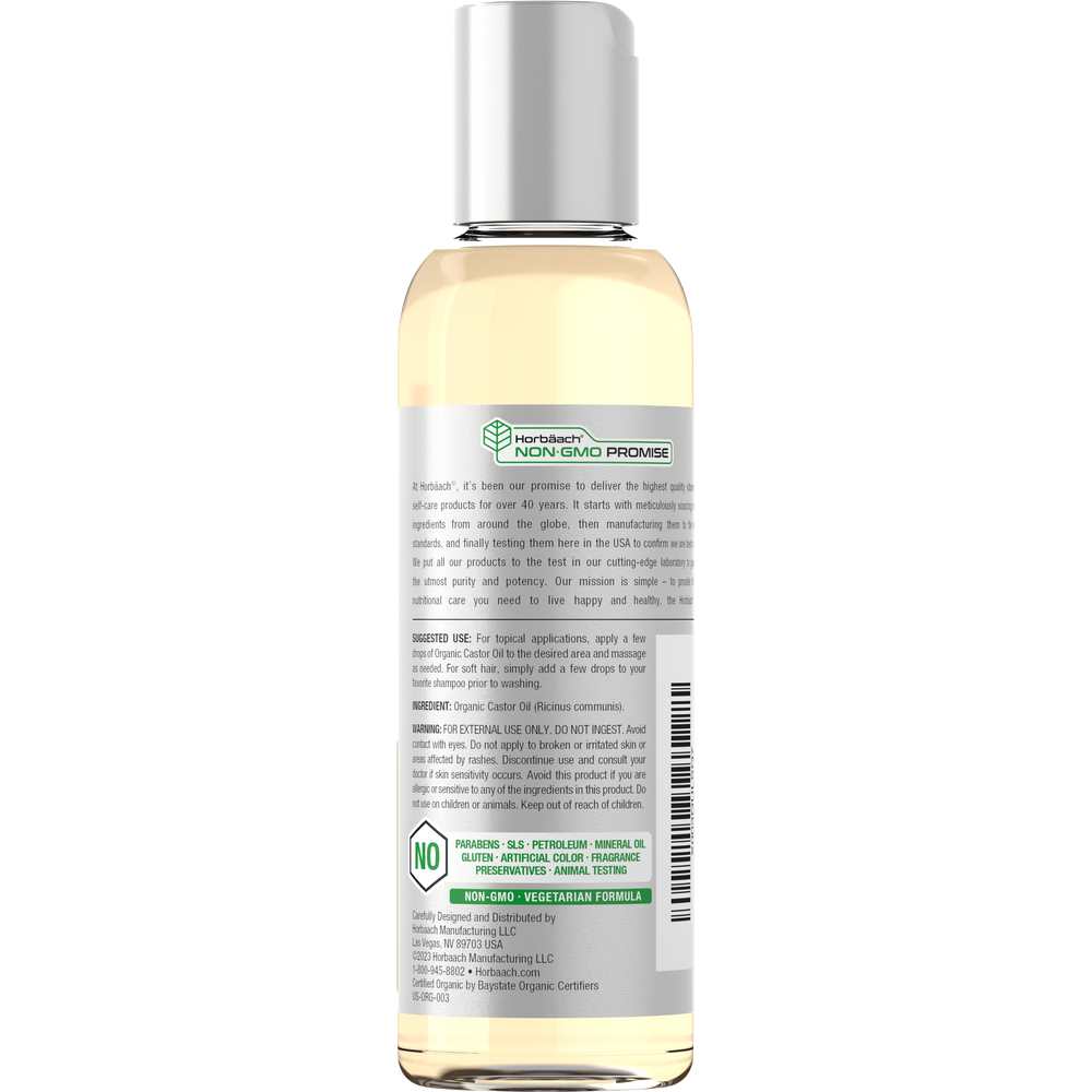 Horbäach Castor Oil | 4oz Liquid thumbnail 2