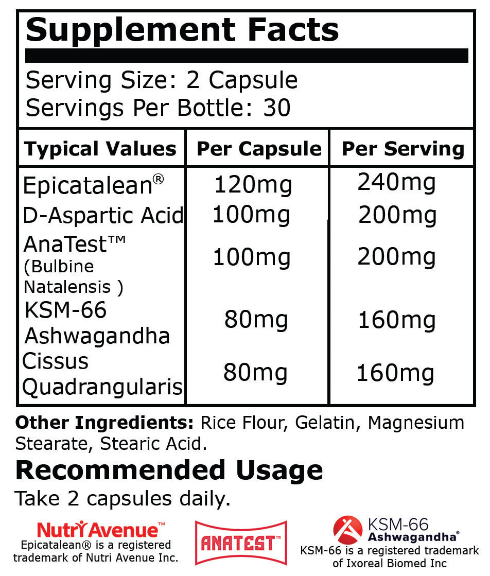 Black Mamba Pct - (now with Ksm-66 Ashwagandha) 60 Caps thumbnail 2