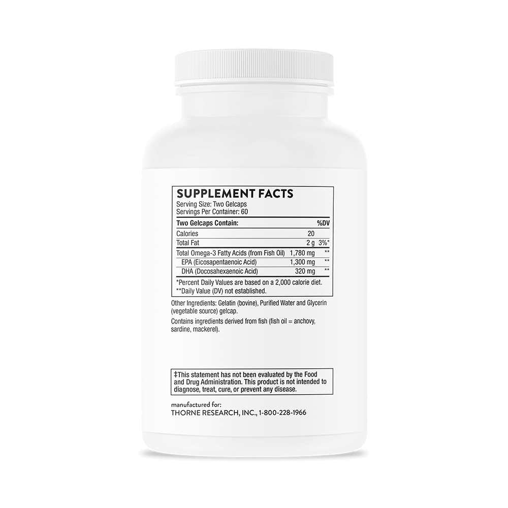 Thorne Super Epa Pro – 120 Gelcaps of Pure Epa Omega-3 thumbnail 2