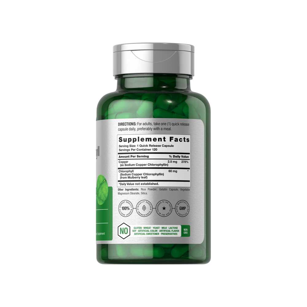 Horbäach Chlorophyll | 120 Capsules thumbnail 2