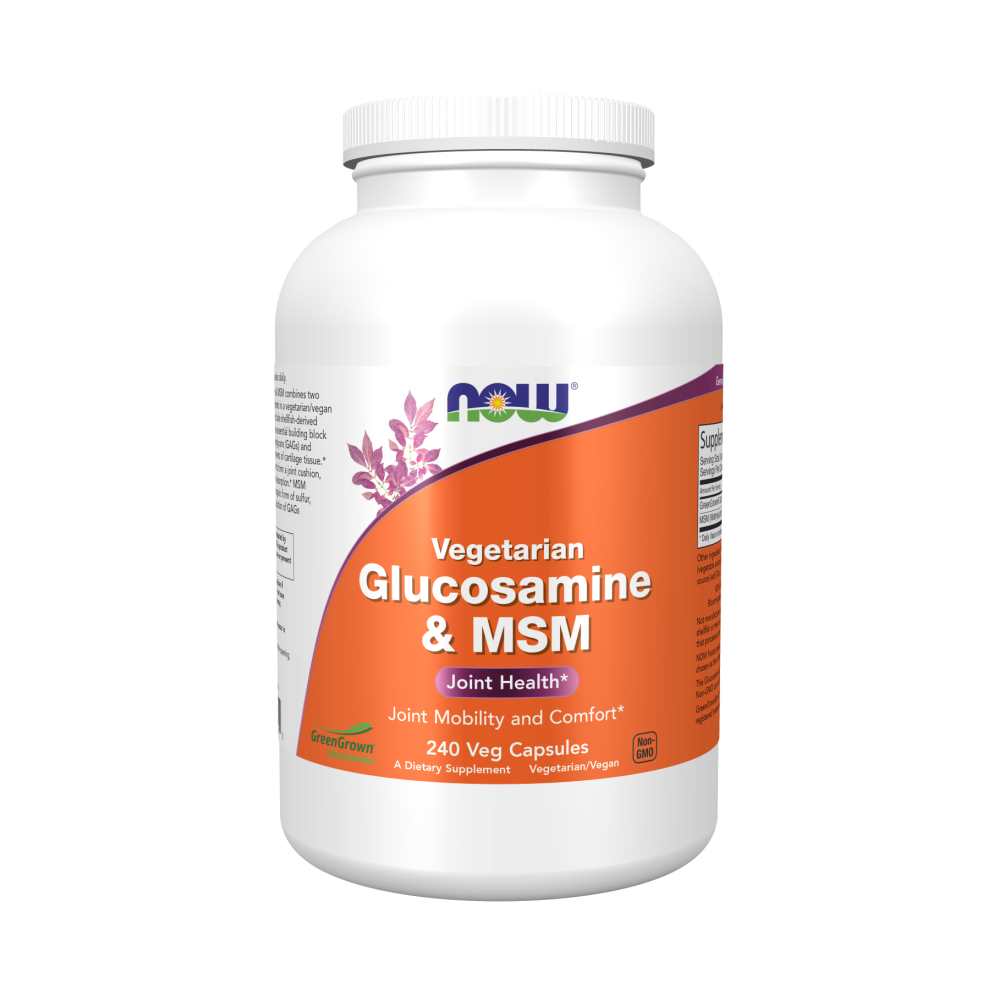 Now Foods Vegetarian Glucosamine & Msm – 120 Veg Capsules thumbnail 2
