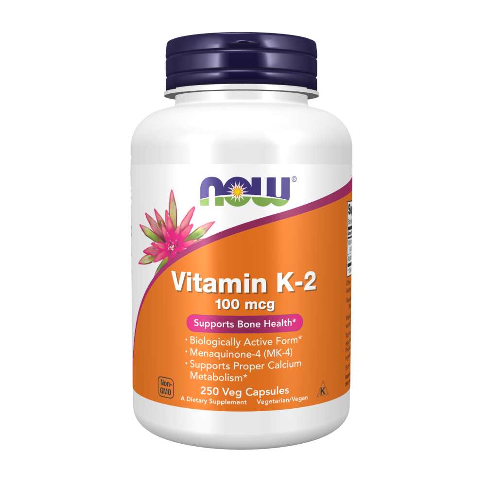 Now Foods Vitamin K-2 100 Mcg – Bone & Calcium Support – 100 Veg Capsules thumbnail 3