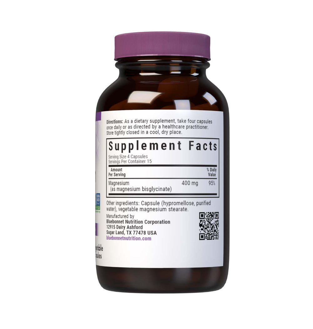 Bluebonnet Nutrition Magnesium Glycinate 60 Caps thumbnail 3