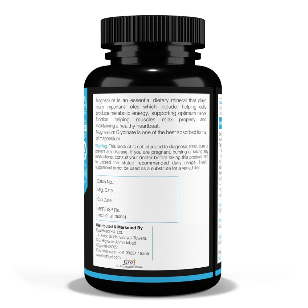 NutritJet High Absorption Magnesium Glycinate 550MG Capsules thumbnail 3