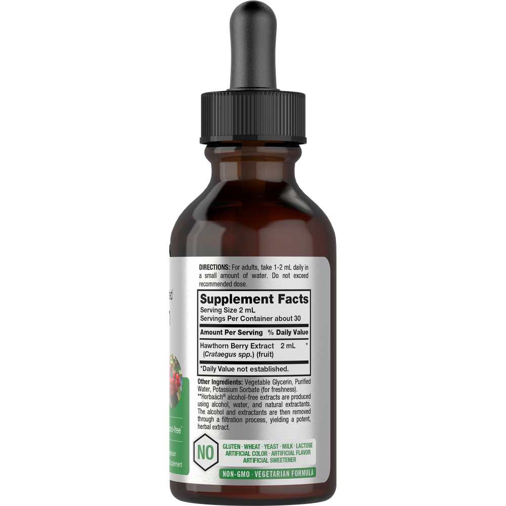 Horbäach Hawthorn Berry Extract | 2oz Liquid thumbnail 2