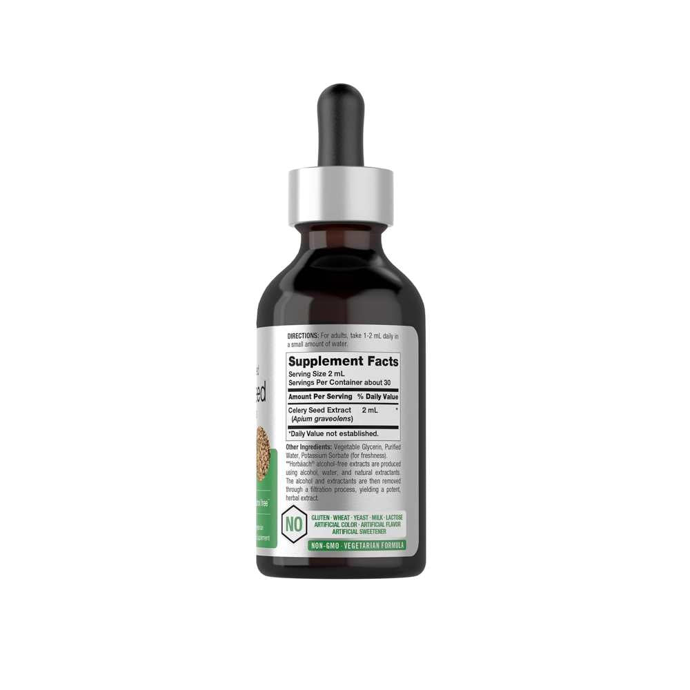 Horbäach Celery Seed Extract | 2oz Liquid thumbnail 2