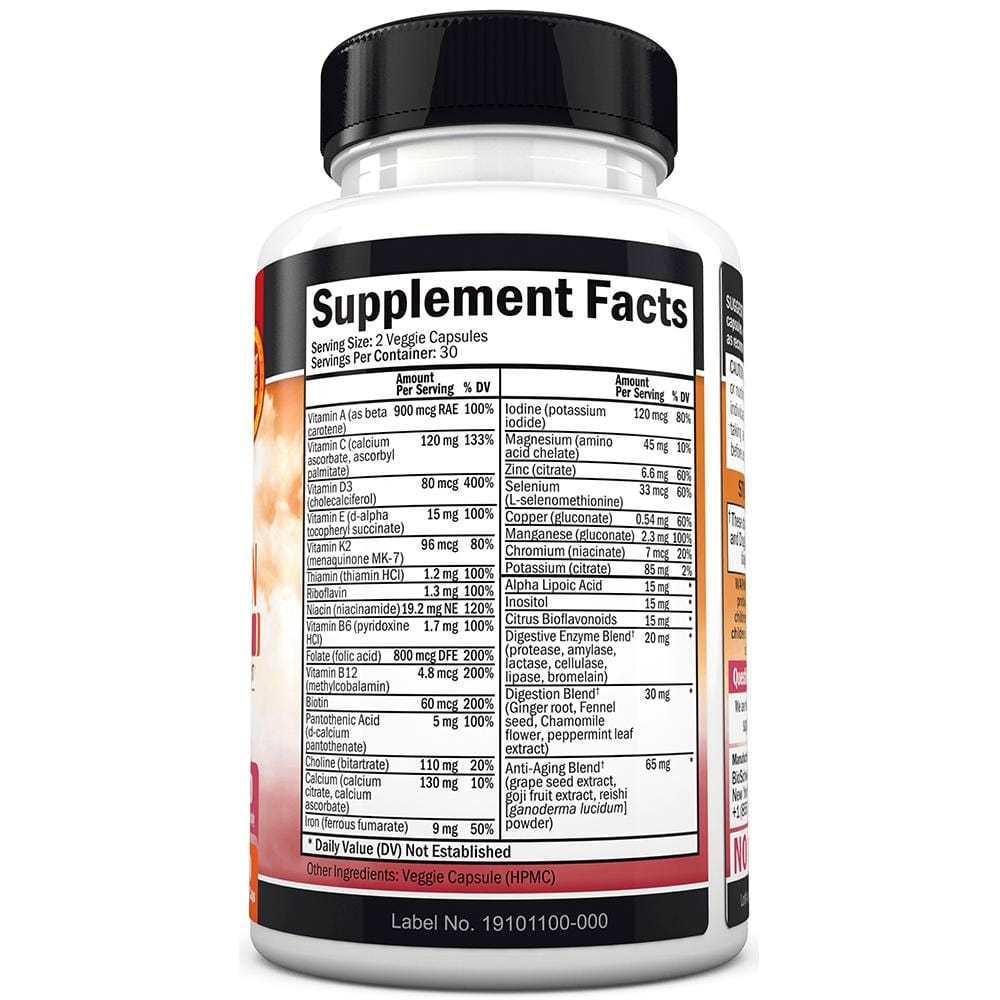 Bio Schwartz Women’s Multivitamin – 60 Capsules thumbnail 2