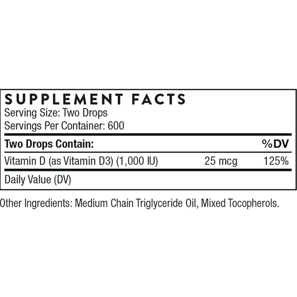 Thorne Vitamin D - Bone & Muscles Health thumbnail 2