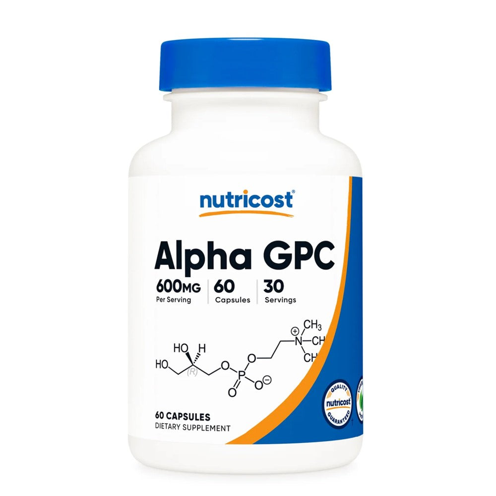 Nutricost Alpha Gpc 600mg – High-Potency Choline Supplement, 60 Capsules thumbnail 4