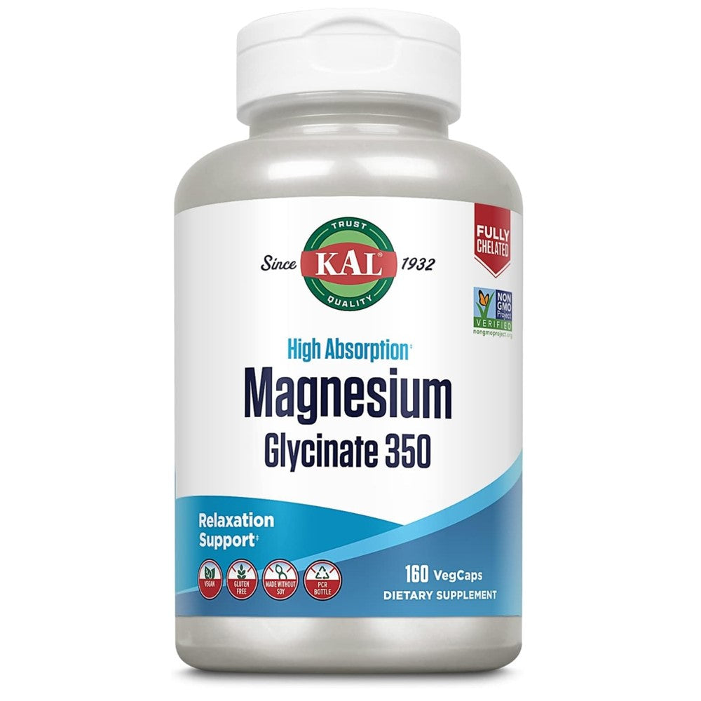 KAL Magnesium Glycinate 350mg - Relaxation Support thumbnail 4