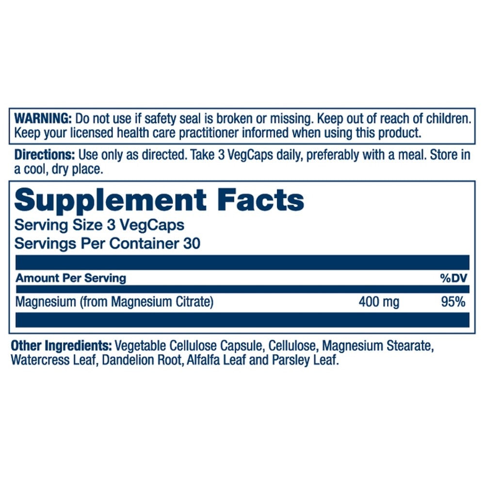 Solaray Magnesium Glycinate 400mg – Same Trusted Formula, Fresh New Look! thumbnail 2