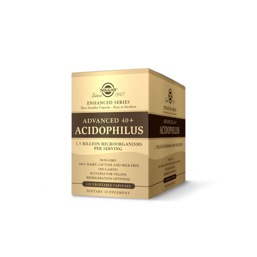 Solgar Advanced 40+ Acidophilus 60 Vegetable Capsules thumbnail 2