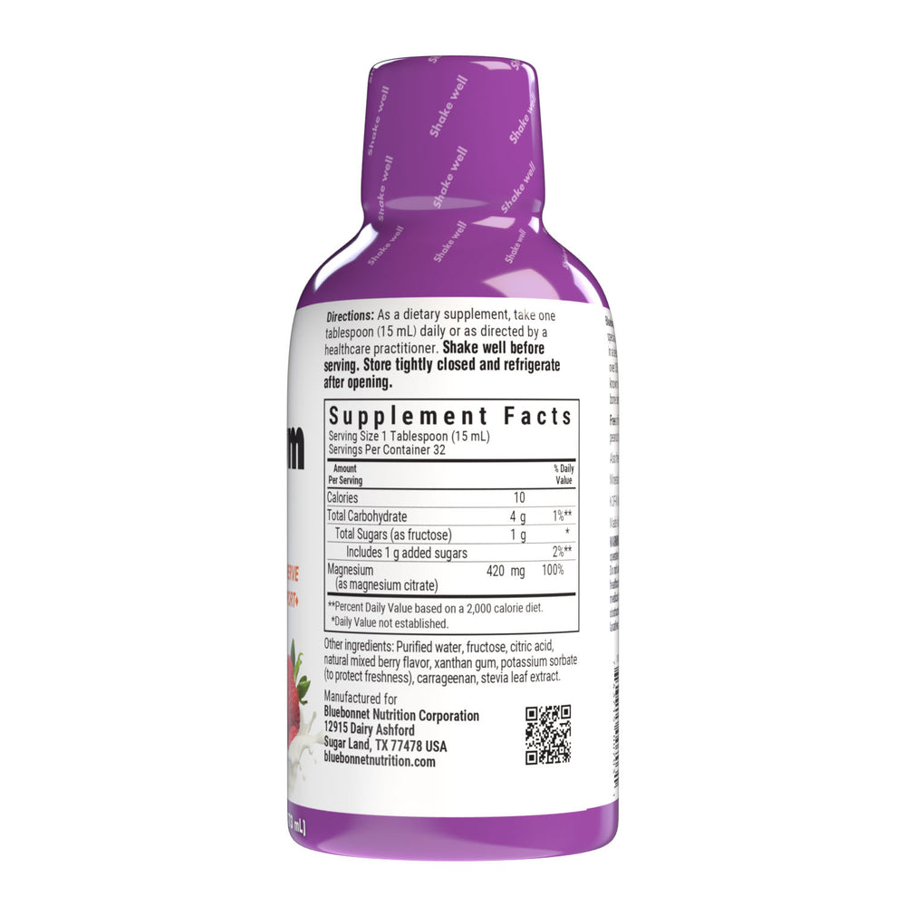 Bluebonnet Nutrition Liquid Magnesium Citrate 473ml thumbnail 2