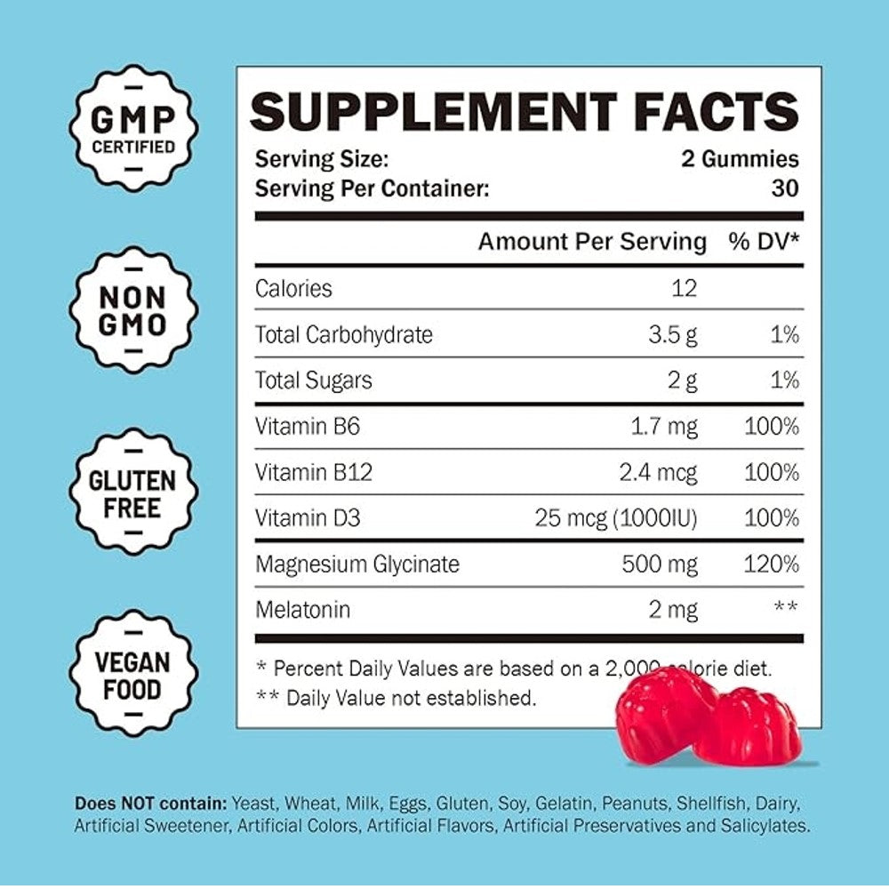 Magnesium Glycinate Gummies 500mg by Greabby thumbnail 2