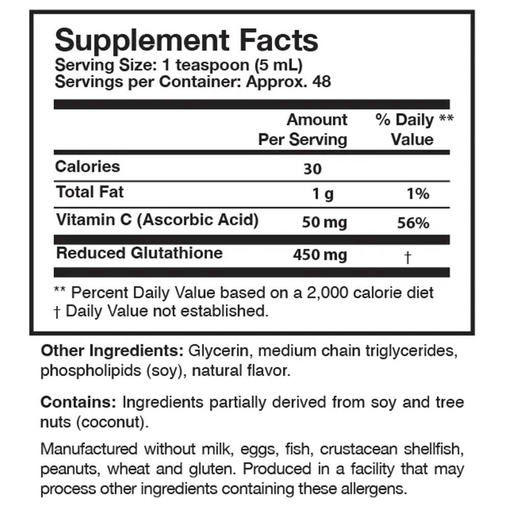 Tri-Fortify Liposomal Glutathione by Researched Nutritionals – 8 Fl Oz Orange Tube thumbnail 2