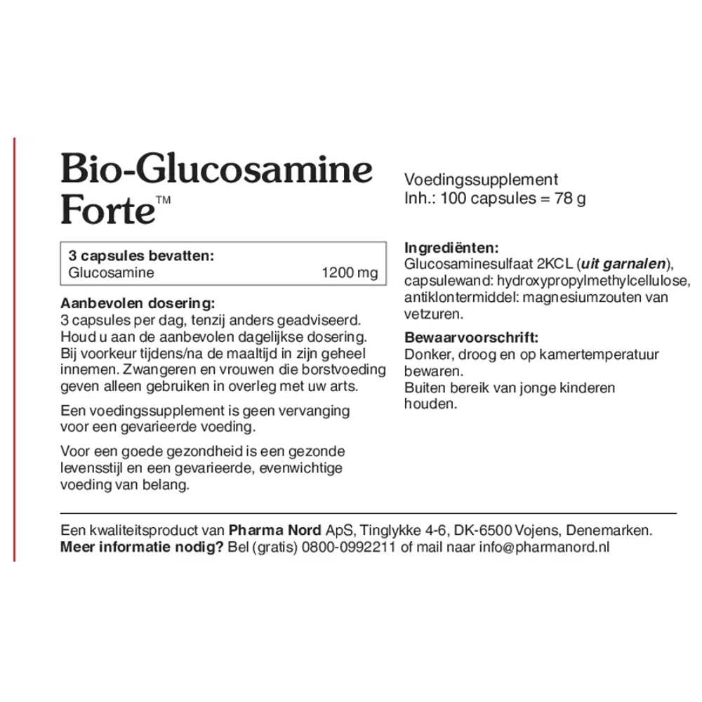 Bio-Glucosamine Forte™ – 1200 Mg Glucosamine, 100 Caps thumbnail 2