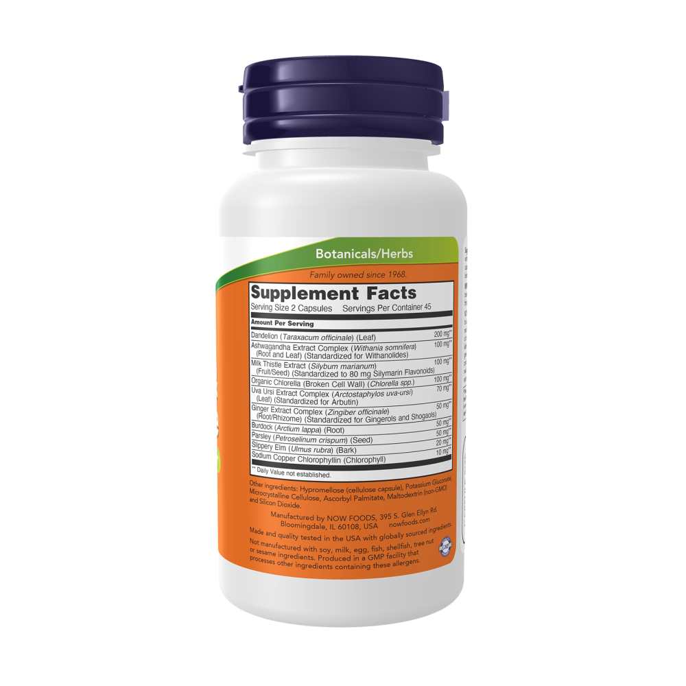 Now Foods Detox & Cleanse – Liver & Kidney Support for Toxin Elimination – Non-Gmo – 90 Capsules thumbnail 2