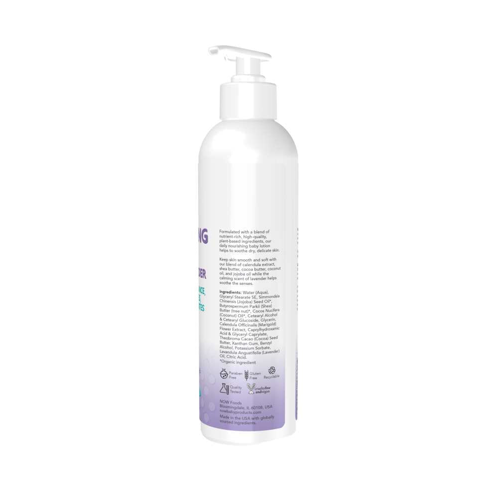 Now Foods Baby Nourishing Lotion – Calming Lavender – 8 Oz. (237 M L) thumbnail 2