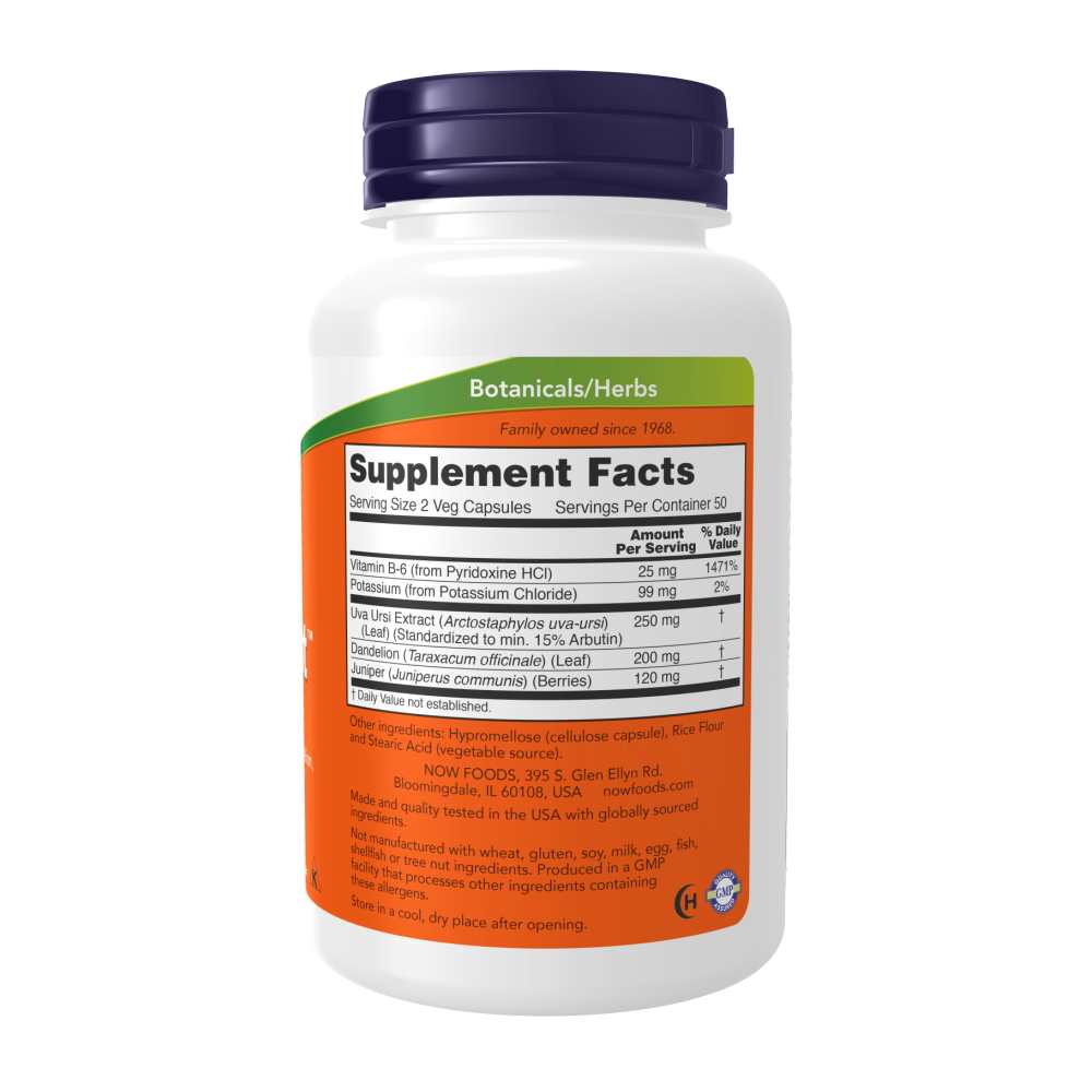 Now Foods Water out – Fluid Balance & Urinary Tract Support – 100 Veg Capsules thumbnail 2