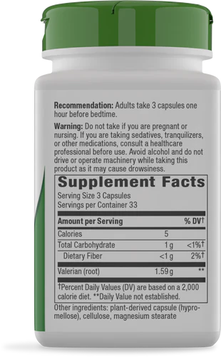 Nature's Way Valerian Root | Sleep Support | 100 Vegan Capsules. thumbnail 2