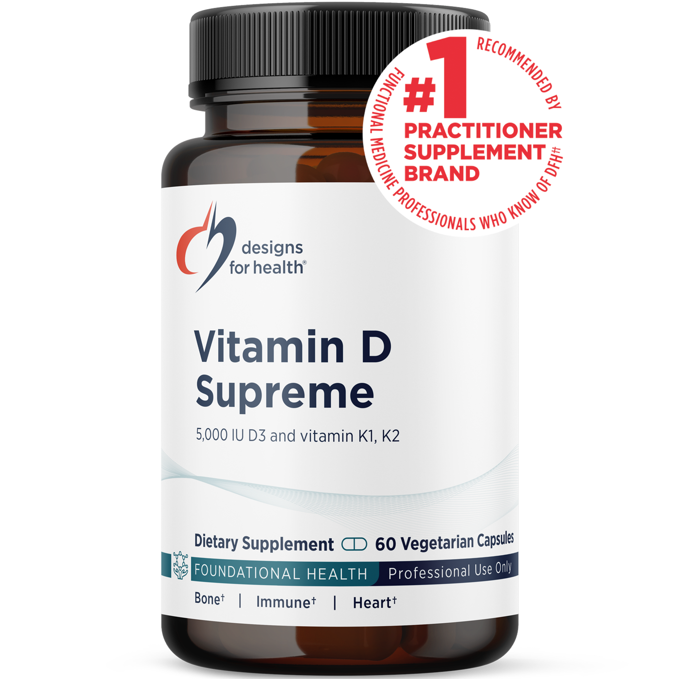 Designs for Health Vitamin D Supreme 30 Caps thumbnail 2