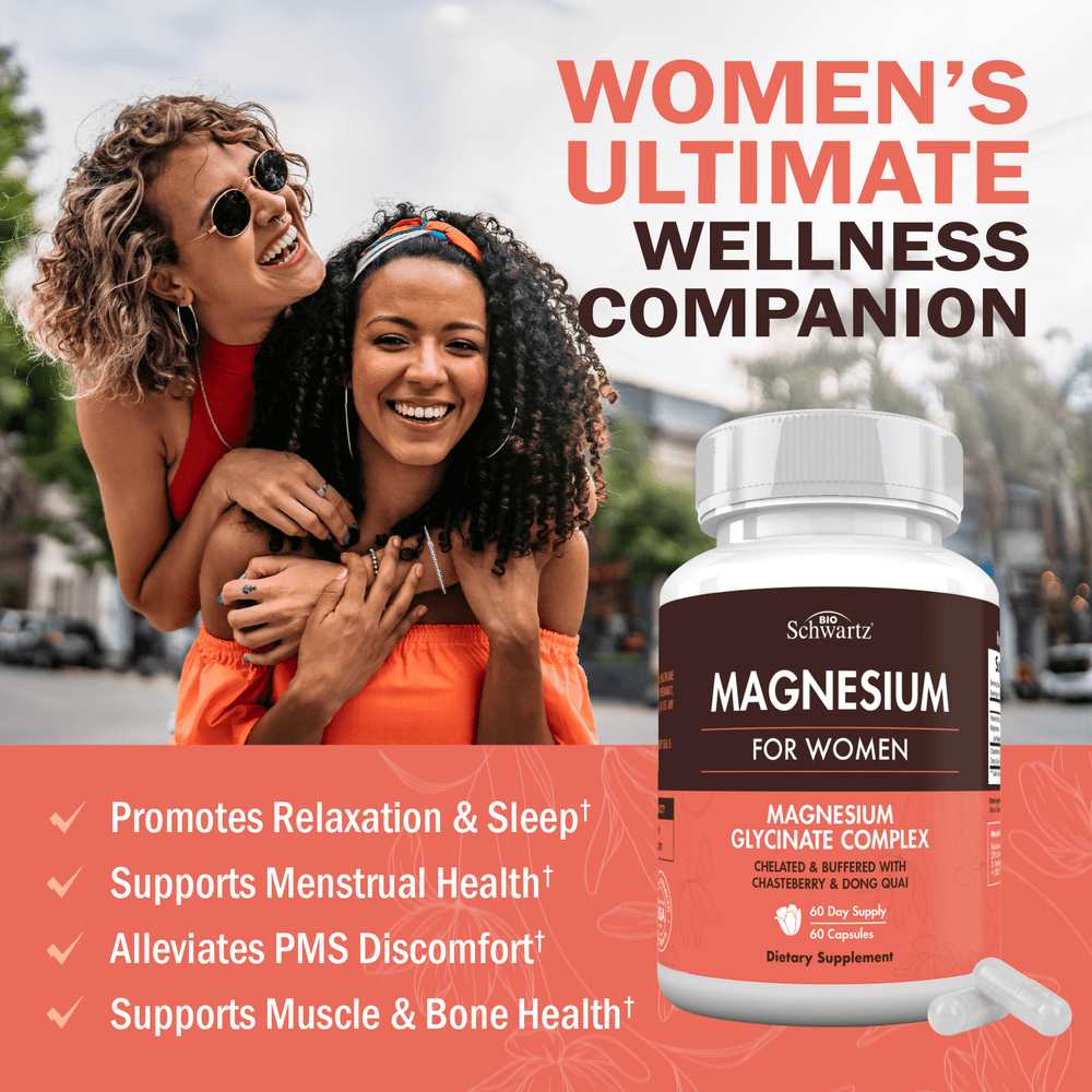 Bio Schwartz Magnesium for Women 4-In-1 – 60 Capsules thumbnail 2