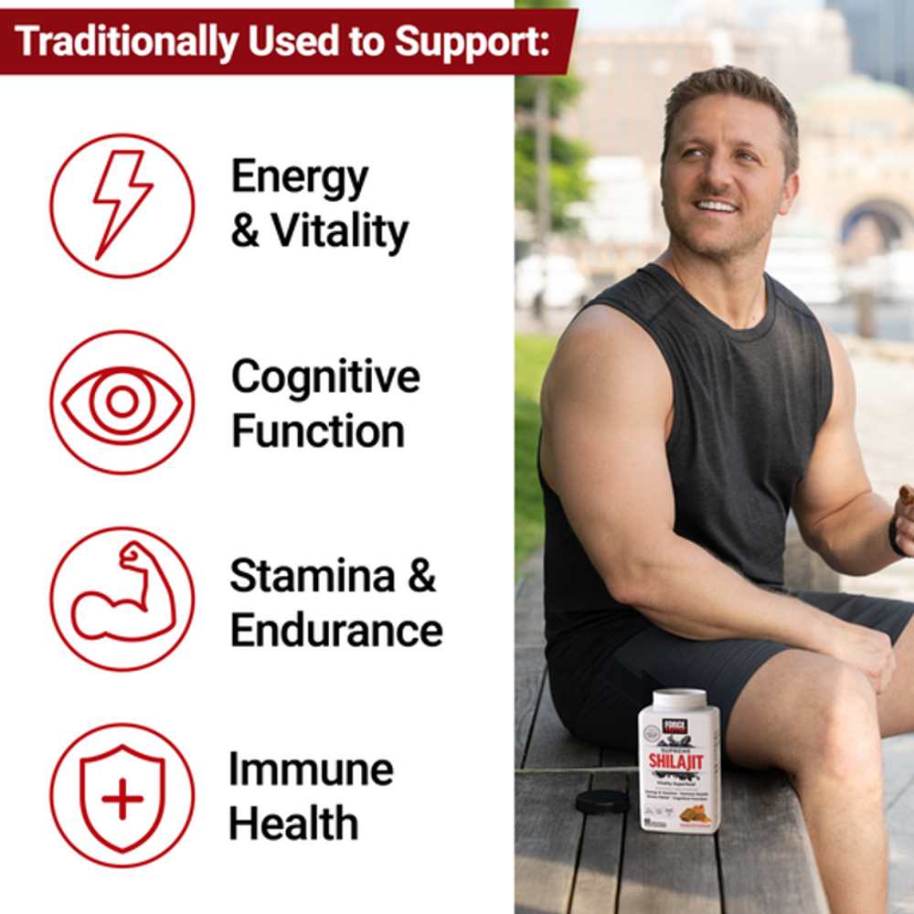 Force Factor Supreme Shilajit – 60 Soft Chews thumbnail 2