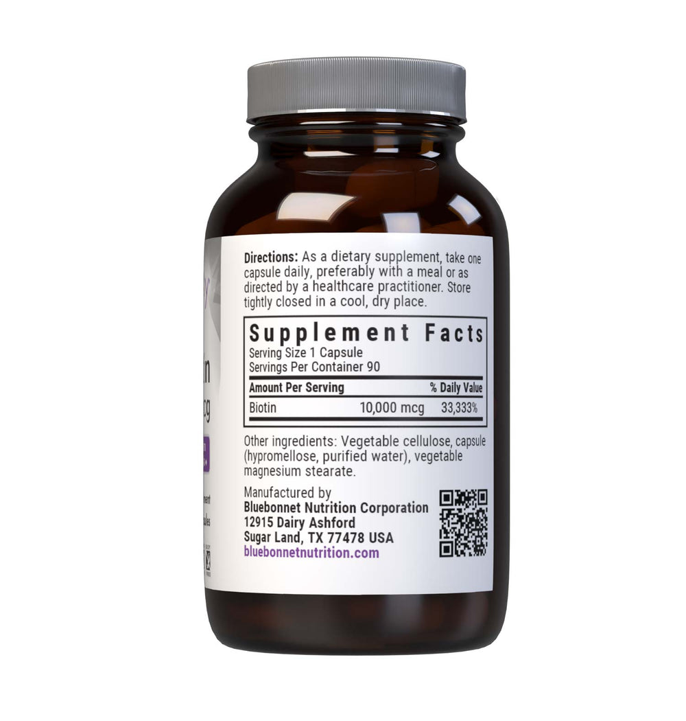 Bluebonnet Nutrition Beautiful Ally Biotin 10,000 Mcg 90 Caps thumbnail 2