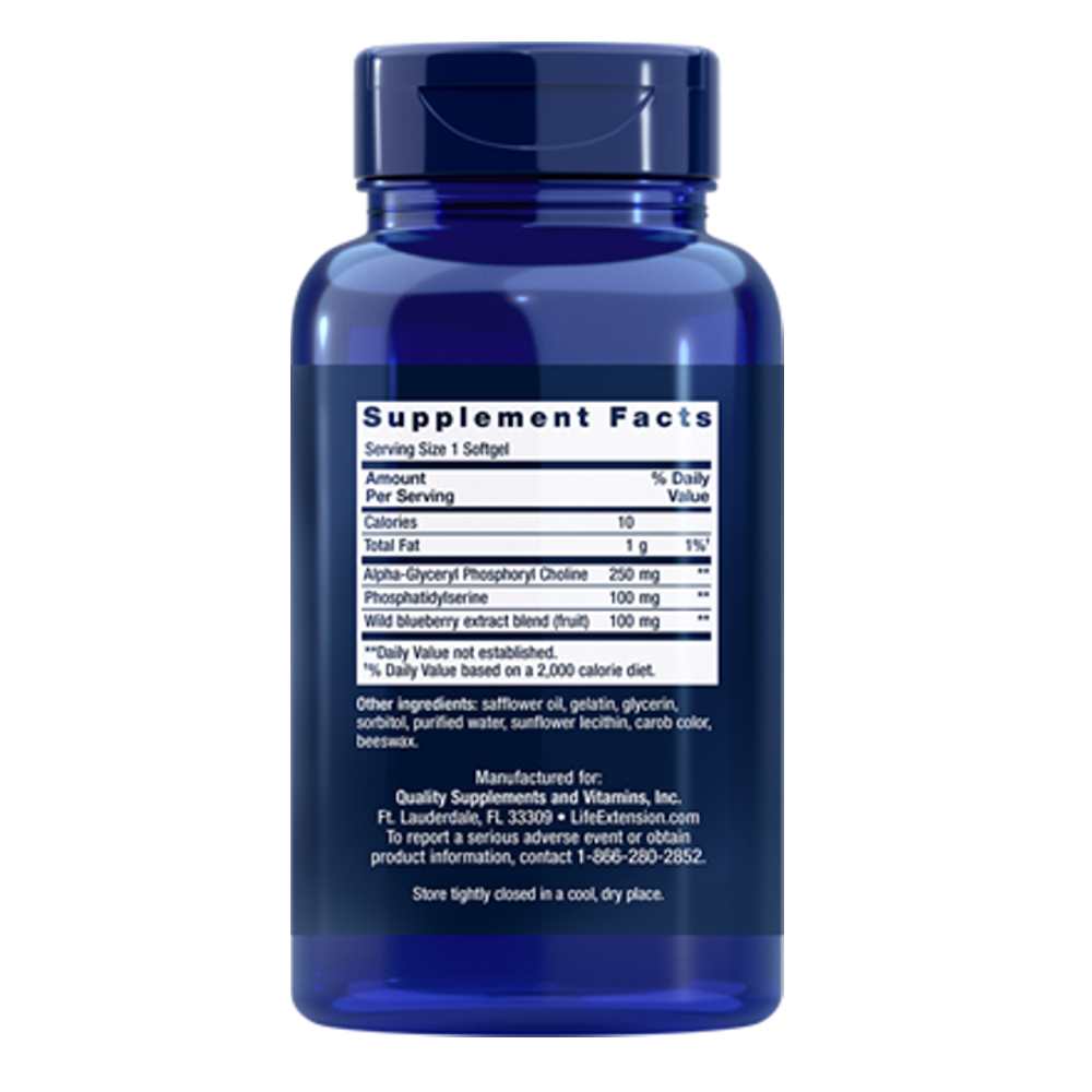 Life Extension Cognitex® Alpha Gpc – 30 Softgels thumbnail 2