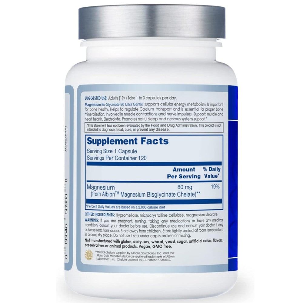 CanPrev Magnesium Bis-Glycinate 80 Ultra Gentle thumbnail 2